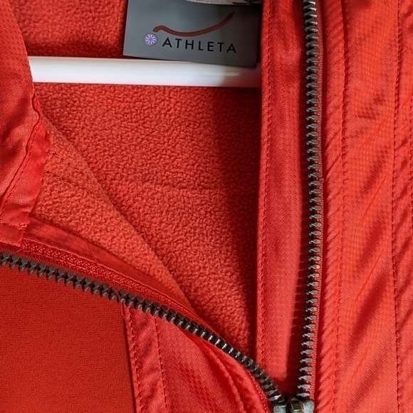 ATHLETA Verbier Hooded Jacket XL Rust Color - Picture 3 of 5
